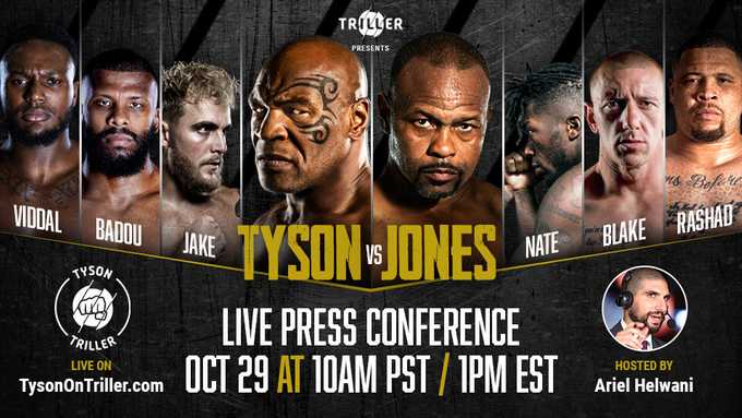 Tyson on Triller Press Conference